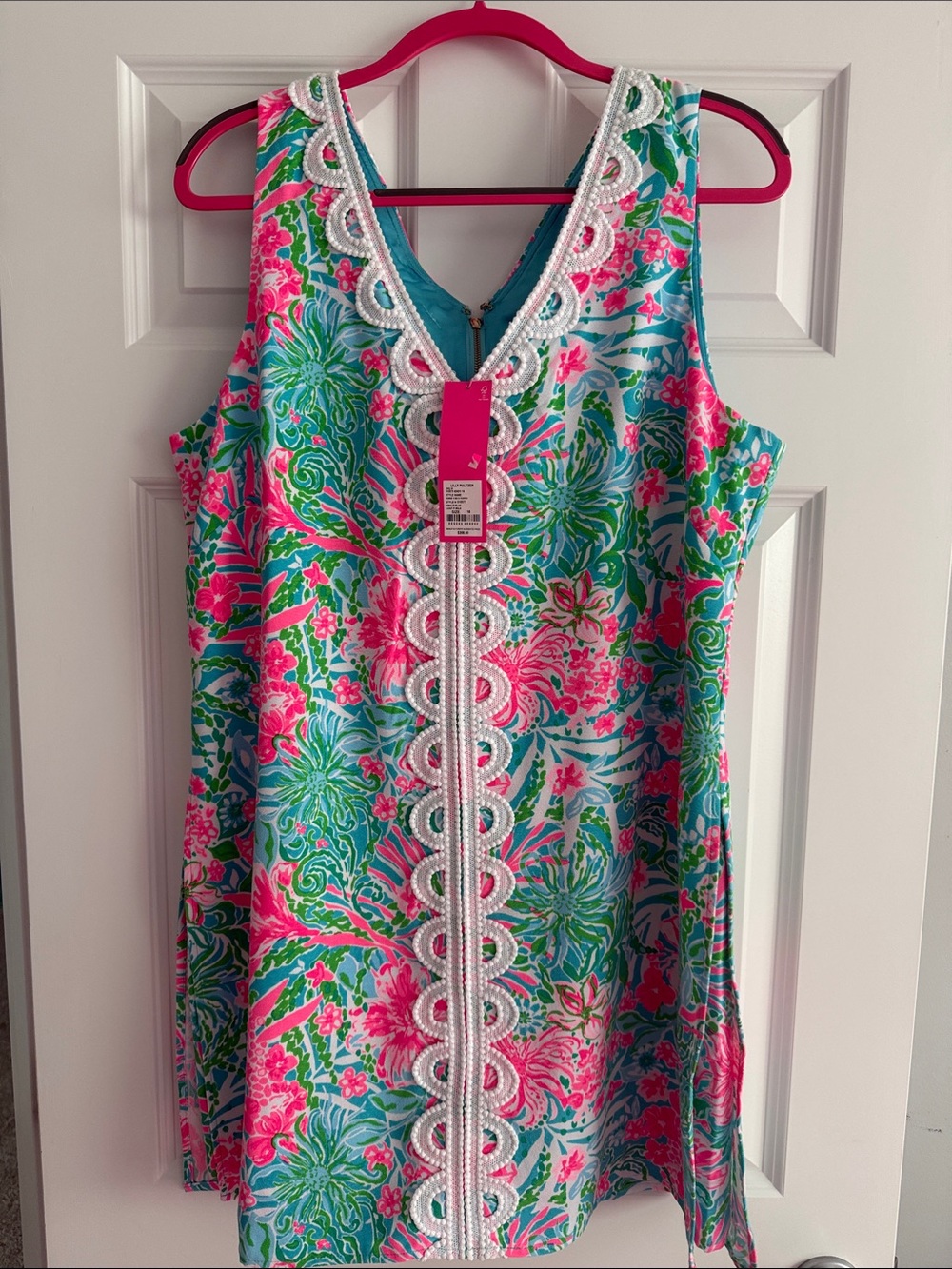 Lilly Pulitzer size 16 new with tags Ronnie v-neck romper in Leaf It Wild